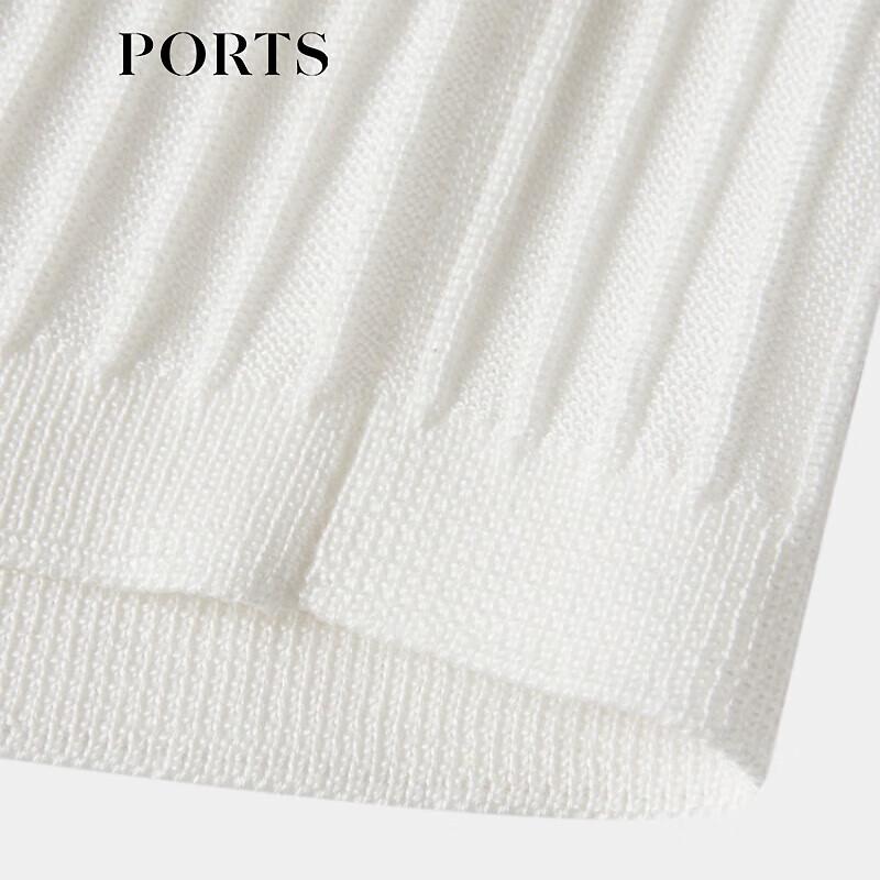 PORTS Women's Stitched Knit Short-Sleeve Top