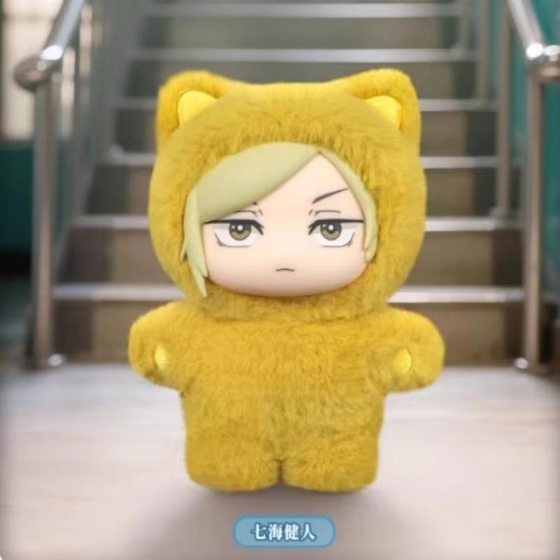 Hot Presale Genuine Eaki Jujutsu Kaisen Season 2 Cat Park Party Gojo Satoru Blind Box Plush Doll Bag Pendant Model Collection