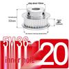 Stepped Timing Pulley 5M, 36 Teeth, T-Slot Width 16/21/27, Bore 5-25mm, BF Type.