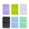 Multicolor Double Sided Silicone Suction Cup Pad Strong Adhesive Grip Reusable Washable Mat for Phone Car Desktop