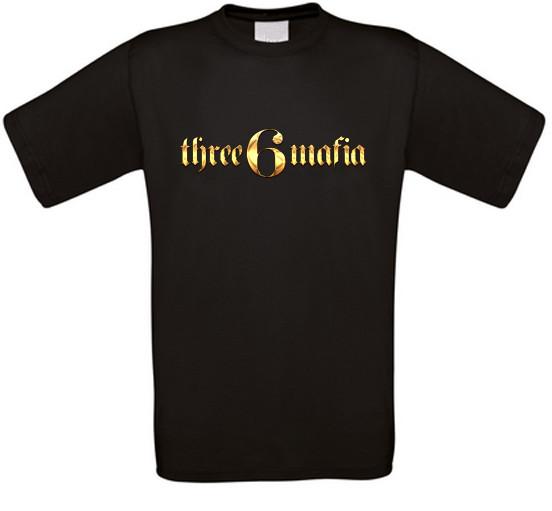 Three 6 Mafia Juicy J Rap Hip Hop T-Shirt alle Größen NEU XXXL
