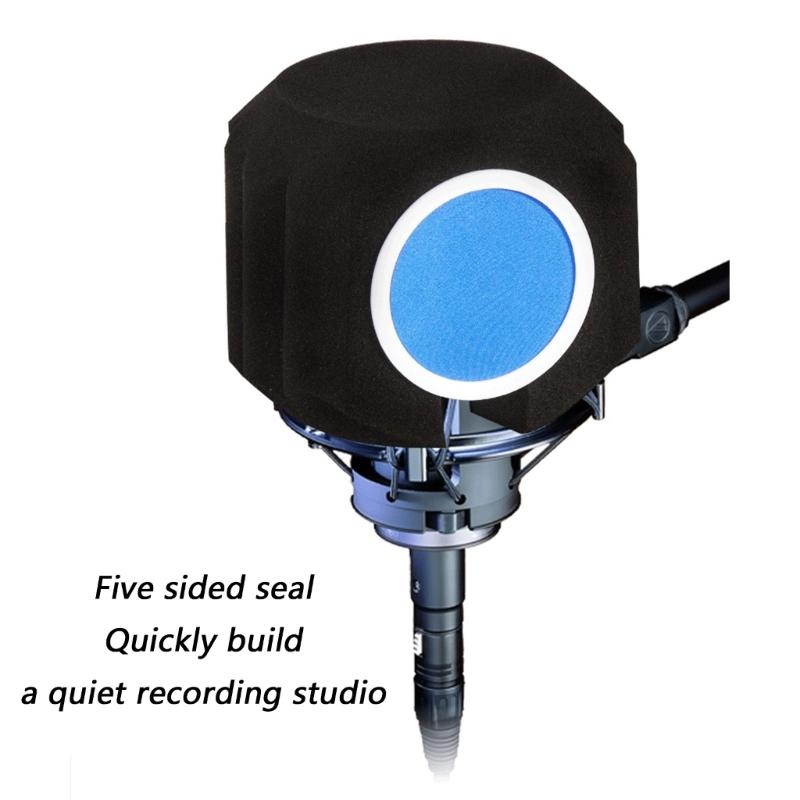 High Density Sponge Cover with Noise Cancellation for Microphone Suitable for Multiple Recording Application