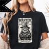 Wanted Poster Wizard Cat Comfort Colors® Meme T-Shirt, Cat Lover Gift, Wizard Fantasy Gamer Gift