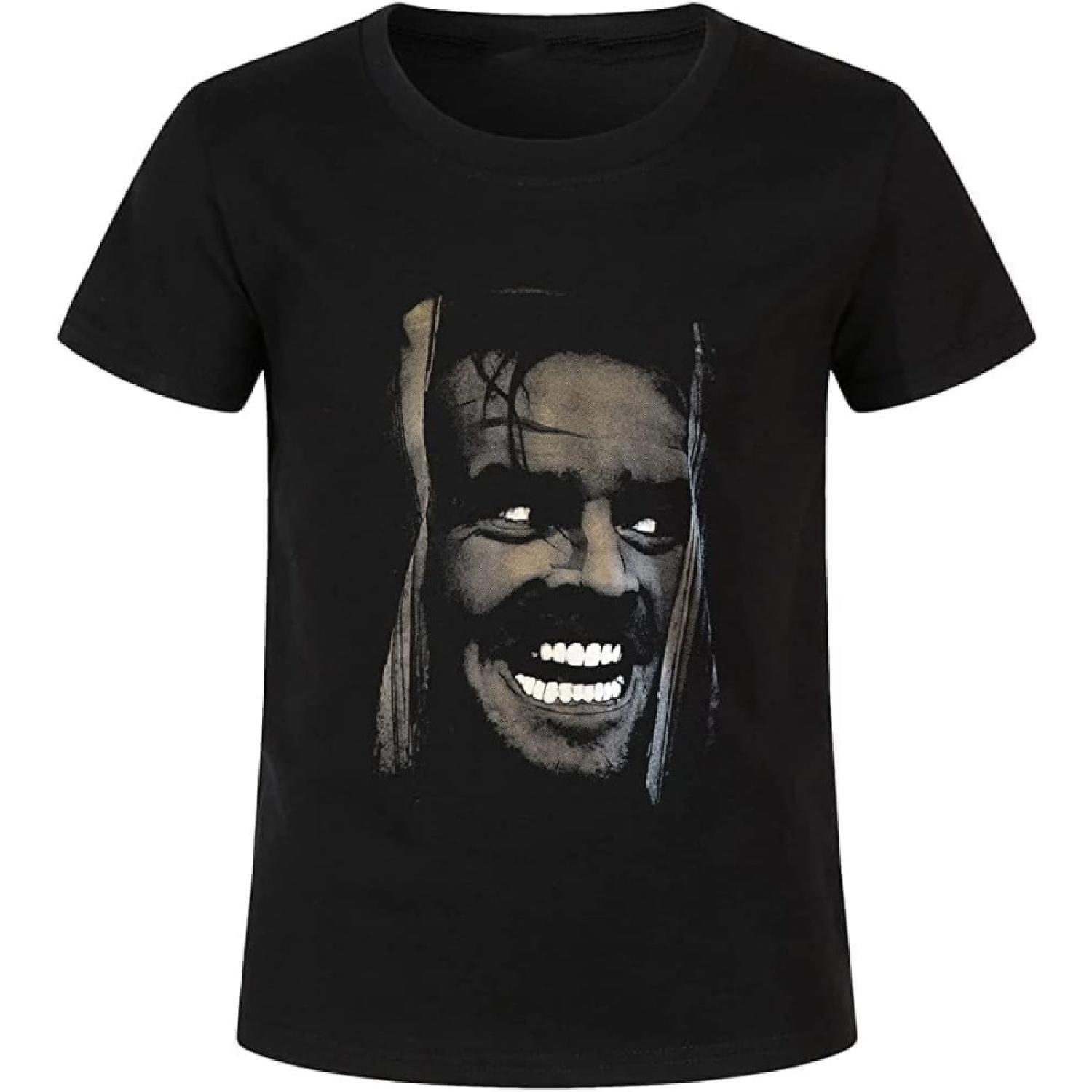 GONGCAO Mens T-Shirt Shining Jack Nicholson Water Colors Screen Print S