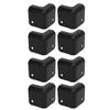 8pcs Speaker Corner Protectors Iron Cabinet Corner Guard Wrap for Stage Speaker Guitar Amplifier Cabinet Furniture