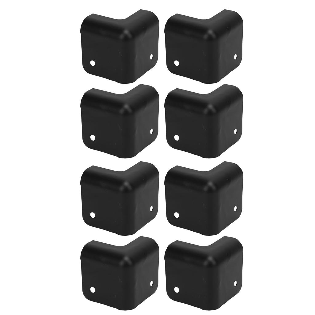 8pcs Speaker Corner Protectors Iron Cabinet Corner Guard Wrap for Stage Speaker Guitar Amplifier Cabinet Furniture