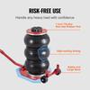 VEVOR Air Jack, 3 Ton/6600 lbs Triple Bag Air Jack, Airbag Jack with Six Steel Pipes, Lift up to 17.7 inch/450 mm, 3-5 s Fast Lifting Pneumatic Jack