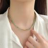 Elegant 2025 Chinese-Style Colorful Beaded Clavicle Necklace for Women