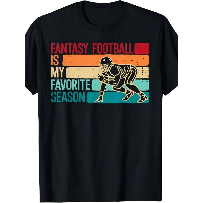 

Men s T-Shirt - Vintage Soccer Jersey Tee with Fantasy Football Player Graphics, Breathable Lightweight Shirt Suitable Gift for Fans, Casual Wear 4XL