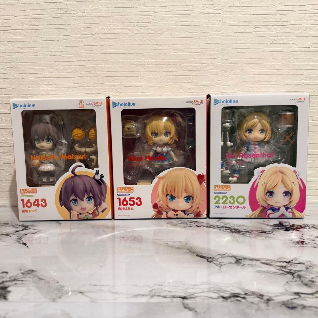 Used Hololive 1st generation Nendoroid 3-piece set