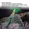 Reptile Rock Hide Cave Simulation Realistic Safe Comfortable Resin Rock Hideout for Terrarium Decoration Reptile Shelter Habitat