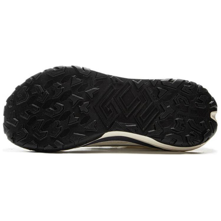 Li Ning De Lu V2 Slip Resistant Coverage Abrasion Resistant Low Top Trail Running Shoes Men's White Black ARNV001-1