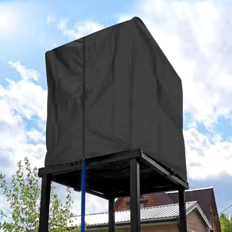 Large Capacity Storage Cover 1000L Polyester Fabric Featuring Sun Block Layer For Outdoor Container