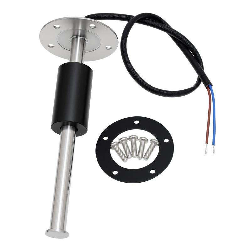 ZMFJH Auto Car 52MM Fuel Gauge with Red Backlight 0-190ohm Fuel Level Sensor for Universal Boat Yacht Oil Tank Meter Indicator