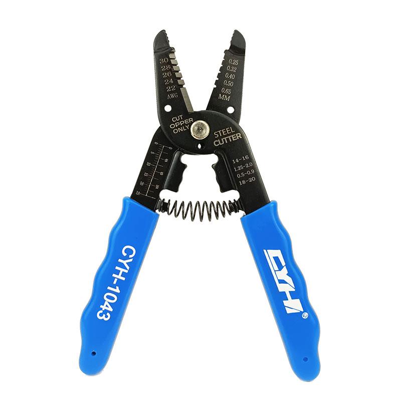 

Многофункциональные клещи для зачистки проводов CYH-104 для электриков, кабелерез и обжимные клещи