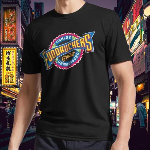

The Original Fuddruckers French Fries beverage Logo T-Shirt Funny Size S to 5XL S