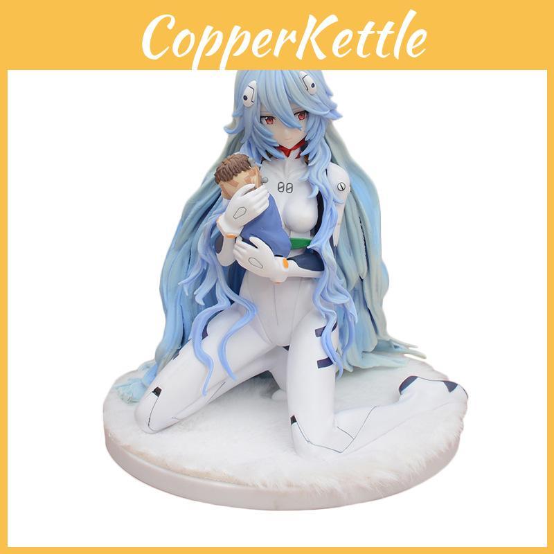 Long Evangelion Hair Blue Ayanami Rei Pvc Action Figures Model Decoration Toy