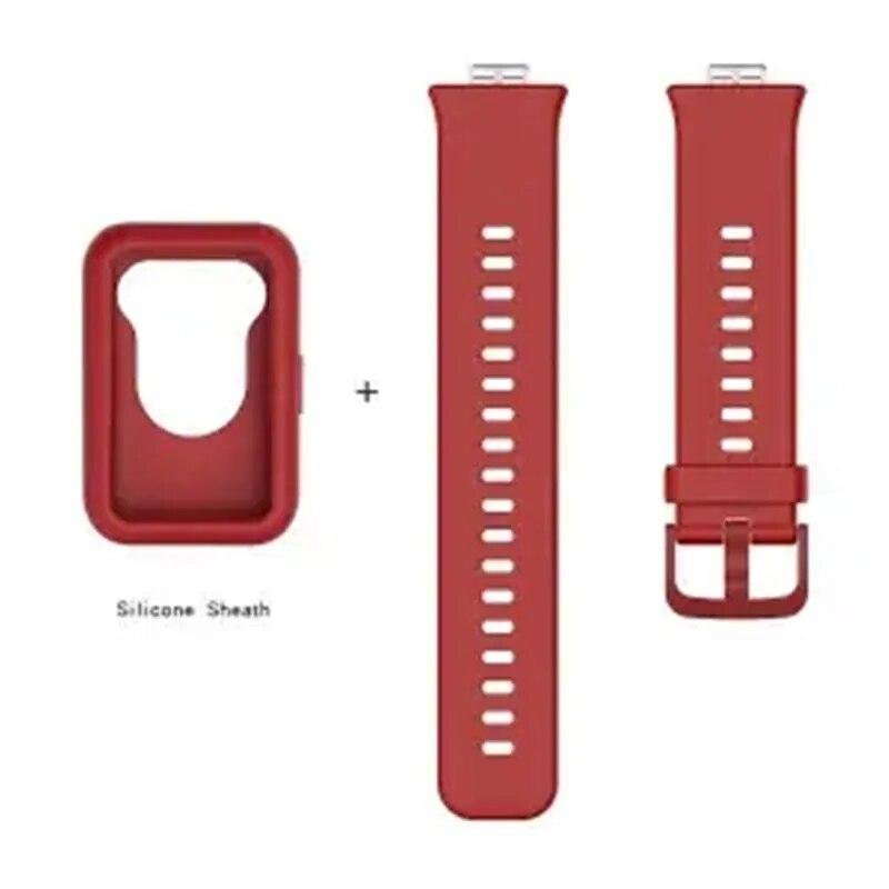 Silikonový řemínek pro chytré hodinky Huawei Watch Fit Měkký sportovní pásek na zápěstí Pouzdro na hodinky Náramek huawei fit Pásek na hodinky