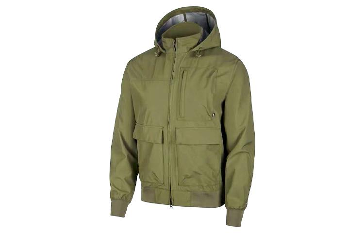 Nike Jackets Men s Green Hooded Moderate Workwear BV0976-222 L