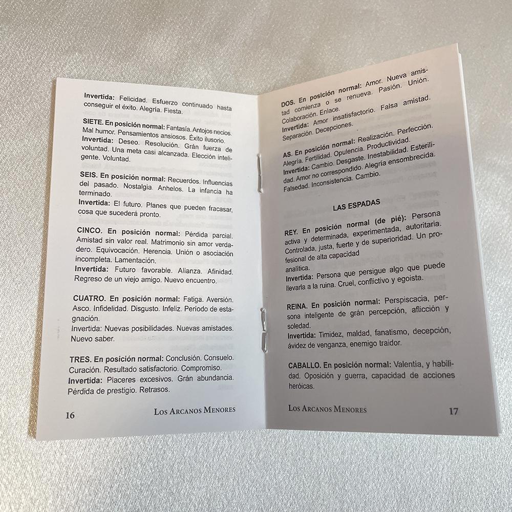 Spanish Gold Foil Tarot Cards In Box 12x7cm Divination Deck for Beginners with 2 Languages Paper Guidebook Toro Taro