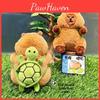 Capybara Keychain Plush With Cartoon Tortoise Design For Kids Collectors And