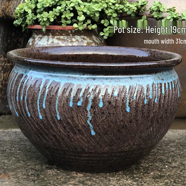 Extra Large Ceramic Succulent & Flower Pot for Trees and Plants
