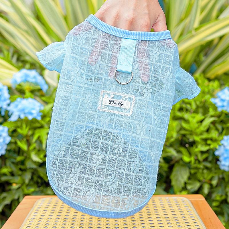 Big Dog Clothes Are Light Soft and Smooth. Pet Dog Clothes Cat Clothes, Supplies Mesh Flying Sleeves