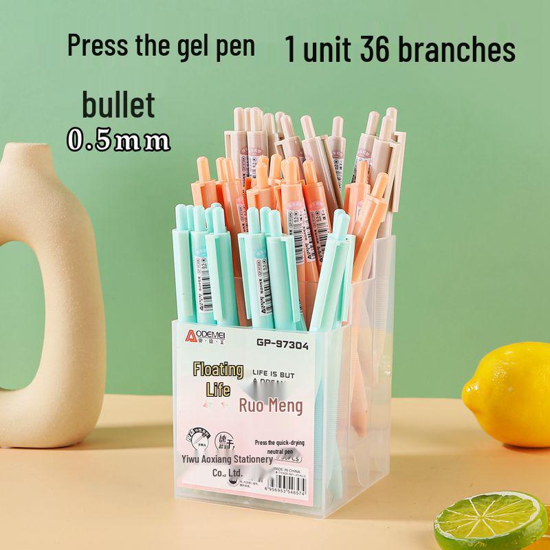 

36-Piece Click Action Ballpoint Pen Set - 0.5mm Black/Red, Ideal for Students, Office, Exams, Business. 0.5mm