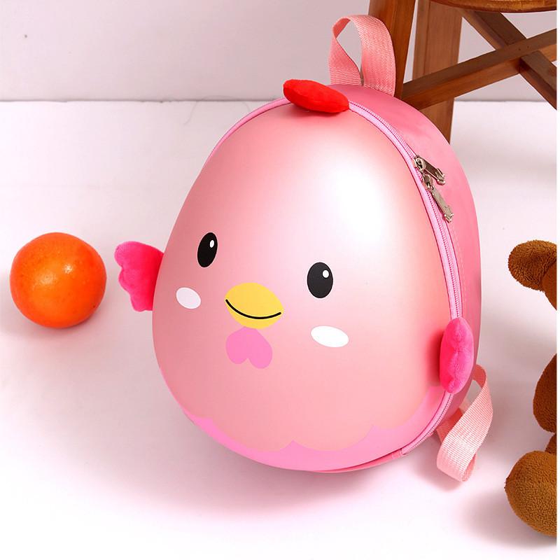 Adorable Cartoon Eggshell Backpack For Kids Ages 3-6 Boys And Girls Preschool Bag