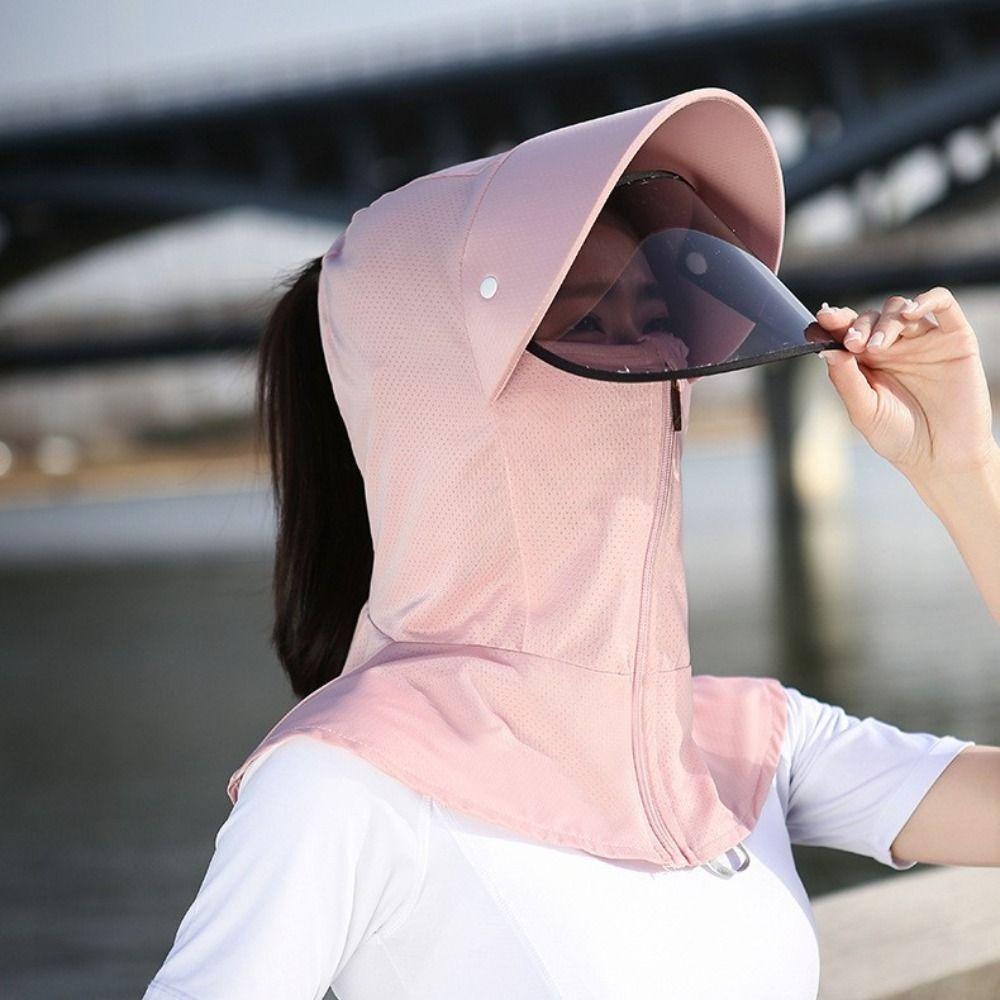 Neck Guard Women Sun Hat Face Cover Summer UV Protection Cap Female Sunshade Hat Mountaineering