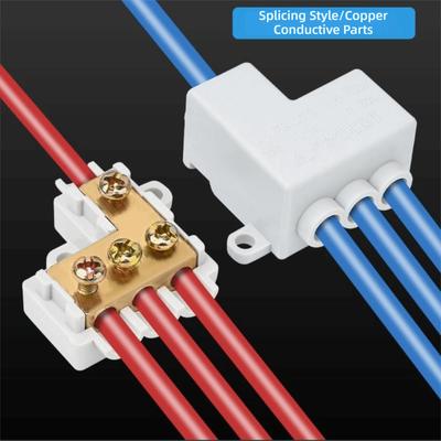 Electrical Connectors Spliceable High Power Splitter Conductor Brass Universal Quick Terminal Block Terminal Blocks Electrical