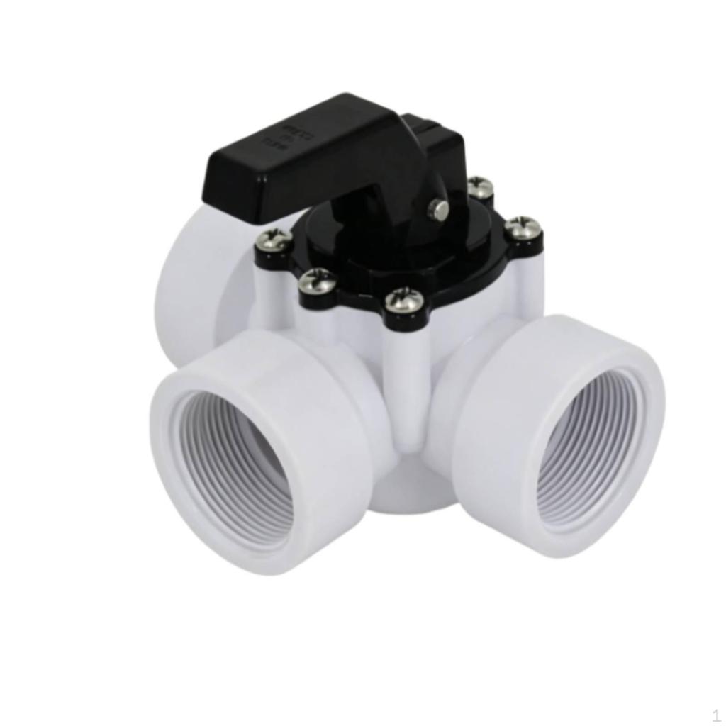 Pool TriplePort Diverter Threaded 1.5Inch Water Circulation