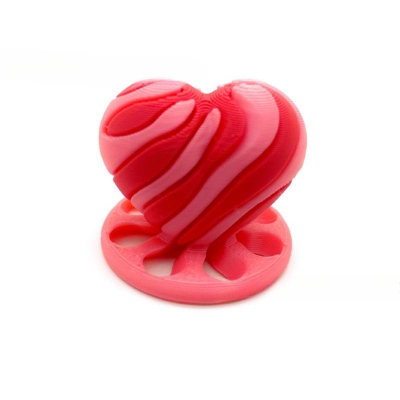 

3D Printed Spiral Impossible Heart Passthrough Fidget Toy Decompression Spinning Three-Dimensional Structure Stress Relief Toys