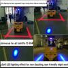 Forklift Safety Red Warning Boundary Light for Scissor and Lift Equipment
