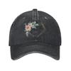 Team Bride Eucalyptus Heart Casual Baseball Cap Hiking Fishing Trucker Hat Summer Sun-Proof Men Women Trendy Snapback Cap
