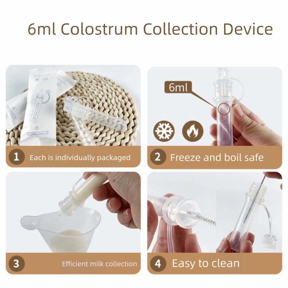 6ml Colostrum Collector Food Safe Baby Feeding Device Breast Milk Collection  Newborn Care