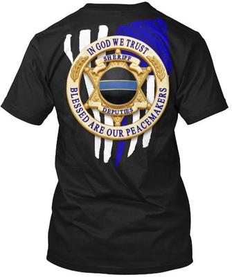 T-Shirt Deputy dello Sceriffo Made in USA Taglia dalla S alla 5XL