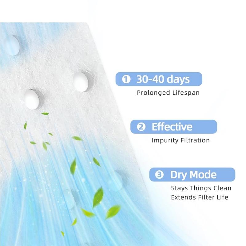 30Pcs Mineral Absorption Pads Descaling Pads for HM713 HM713S HM813S Warm and Cool Mist Humidifiers Filter Pad