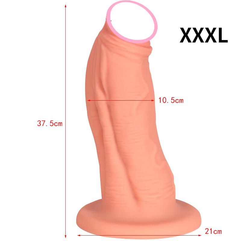 Large Liquid Silicone Dildo Women's Masturbator Fisting Pegging BDSM Adult Sex Toys Realistic Dick Big Penis Anal Plug