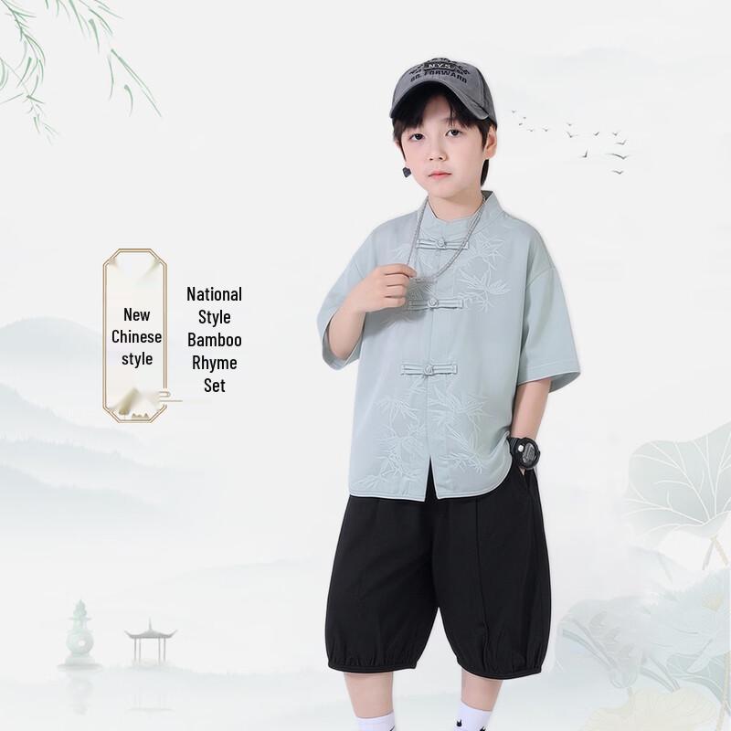 

Boys Traditional Chinese Summer Hanfu Set 110