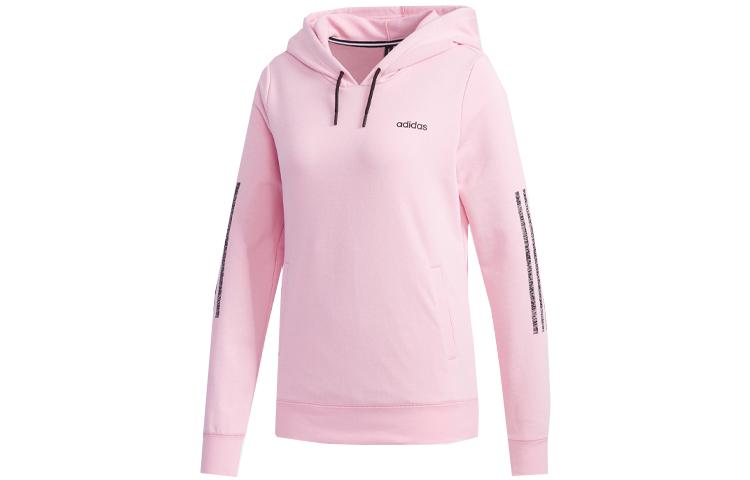 Adidas Neo Sweatshirts Women s Pink Hooded Moderate Regular DW7960 L
