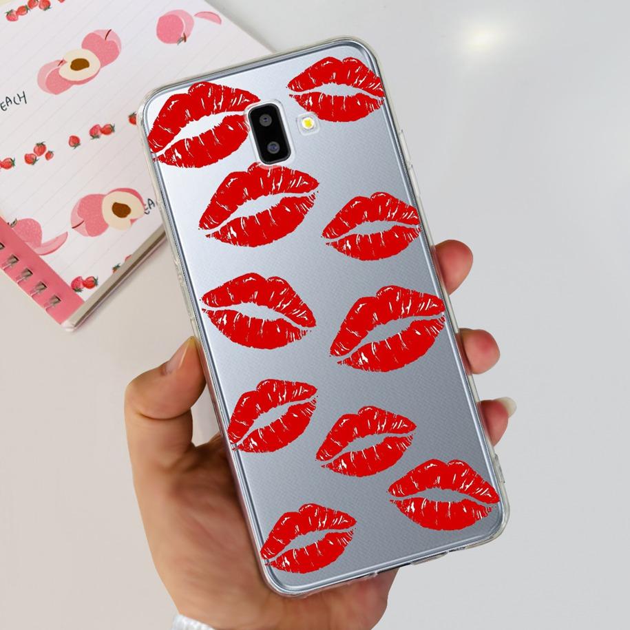For Samsung J6 Plus Case J6 2018 J600F J610F Cover Luxury Marble Butterfly Clear Soft Cases For Samsung Galaxy J 6 J6+ 2018 Capa