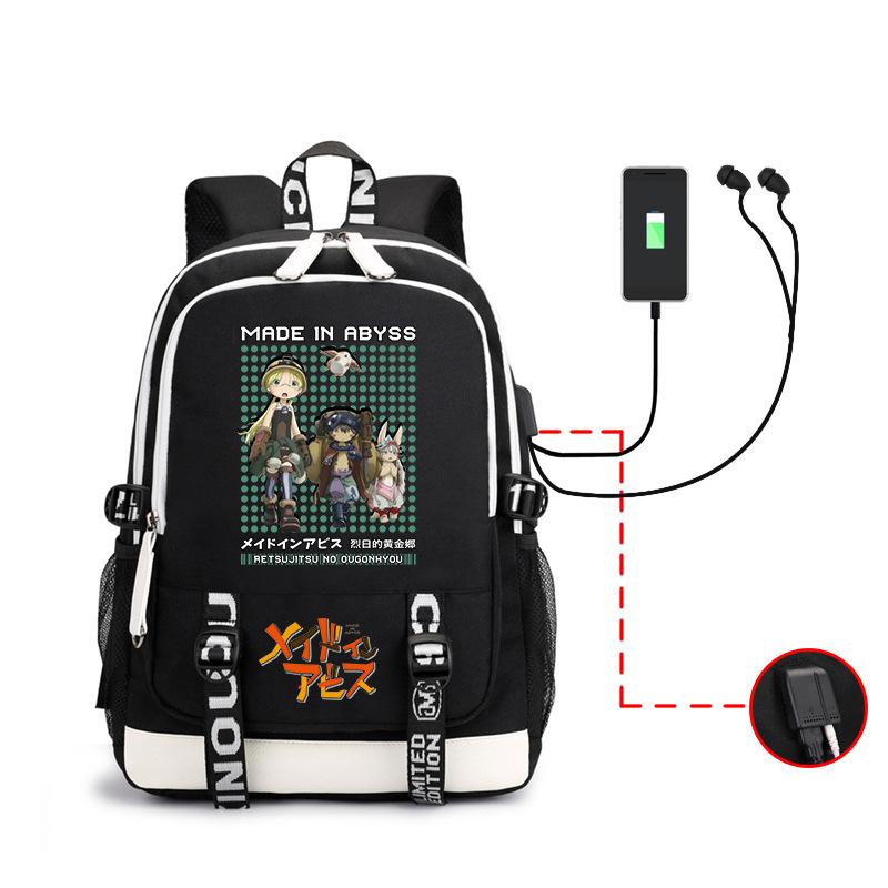 Stylish Backpack, Day From The Abyss, Printed Backpack, Student Large-Capacity Schoolbag, Travel Bag