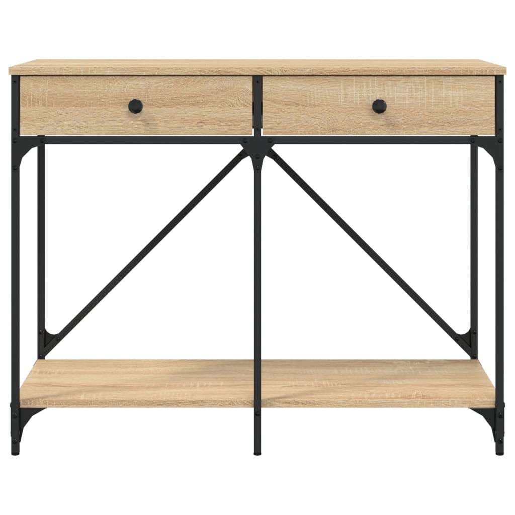 Console Table Sonoma Oak 100x39x78.5 Cm Engineered Wood