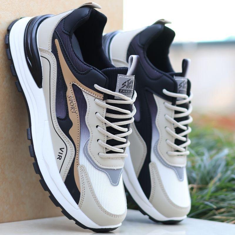 Herrskor 2025 sommar nya mesh andningsbara sportskor fritid resa bergsklättring halkfria mjukbottnade utrikeshandelsskor