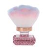 Nail Dust Brush Nail Art Dust Powder Remover Brush Fluffy Soft Nail Art Dust Cleaner Brush for Makeup Pink