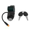 3Pin Lgnition Lock Key Thumb Throttle for KUGOO M4 For XiaoMi M365 Electric Scooter Voltmeter Digital Voltage Display Switch