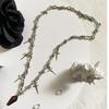 YK2 Hot Girl Dark Coffin Cross Sword Necklace - Harajuku Hip Hop Retro Chain