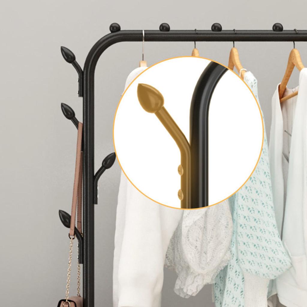 Clothes Rack Nightstand Coat Rack Storage Bedroom Clothes Stand Organizer Night Table Storage Shelf Clothing Racks Household