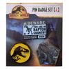 Jurassic World 3 Set of 3 Pins A Dinosaur Blue [Pin Badge] / IBA-269